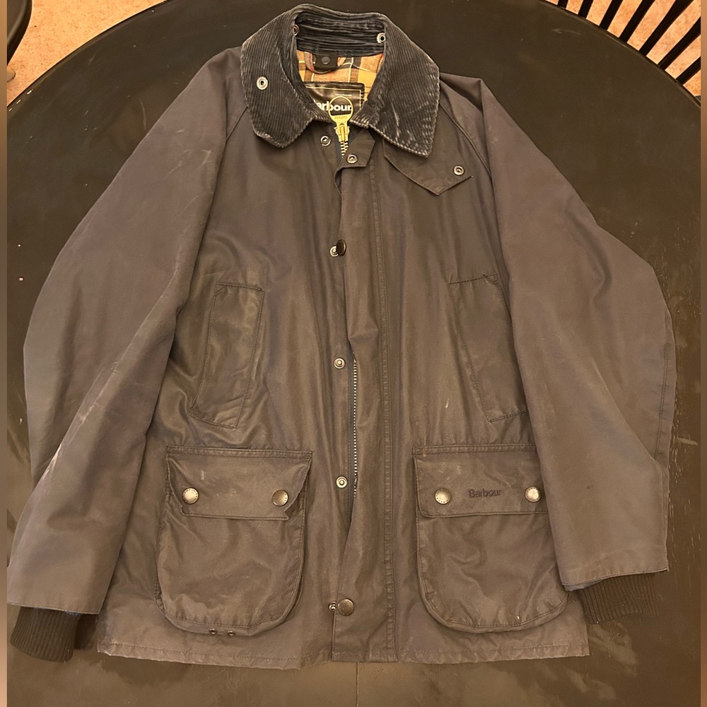 Barbour Men's Navy Bedale Jacket 36